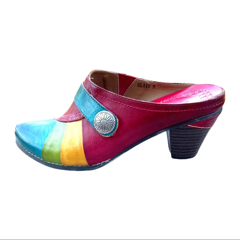 Corky Elite Color Block Slide On Mules. Size 9. S… - image 6